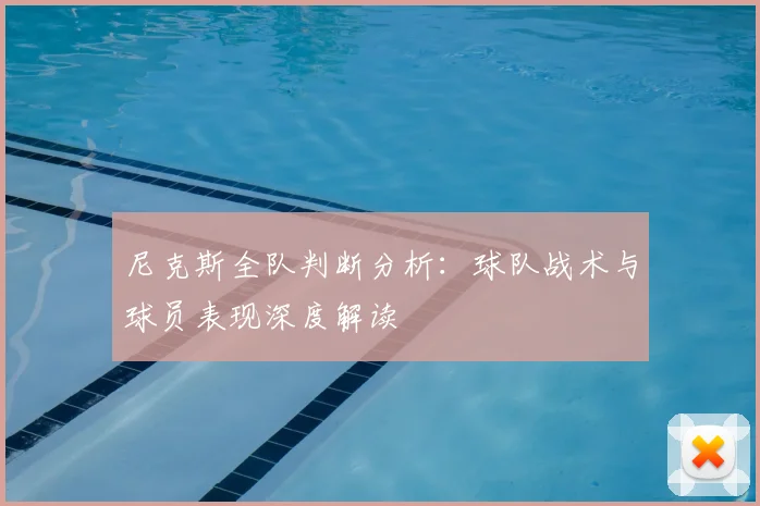 尼克斯全队判断分析：球队战术与球员表现深度解读